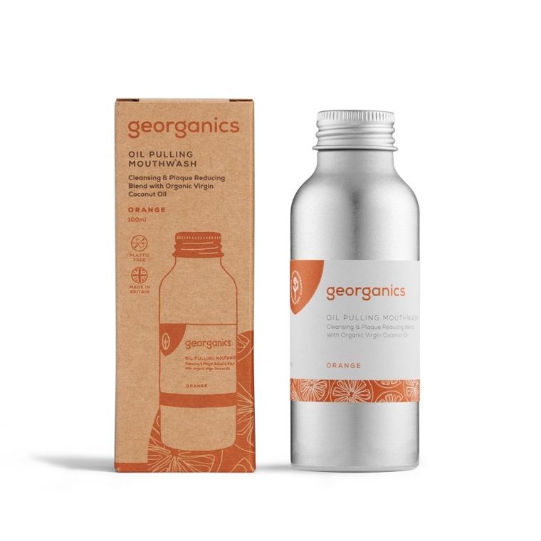 Georganics, olej do płukania ust, Orange, 100 ml