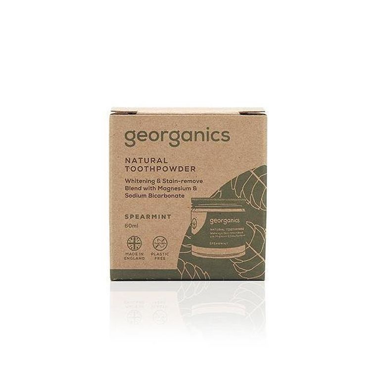 Georganics, proszek do czyszczenia zębów, Spearmint, 60 ml