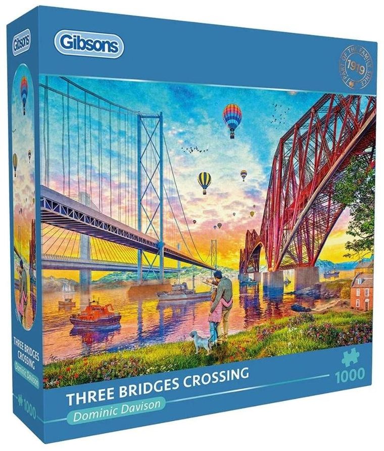 Gibsons, Trzy mosty, Szkocja, puzzle, 1000 elementów