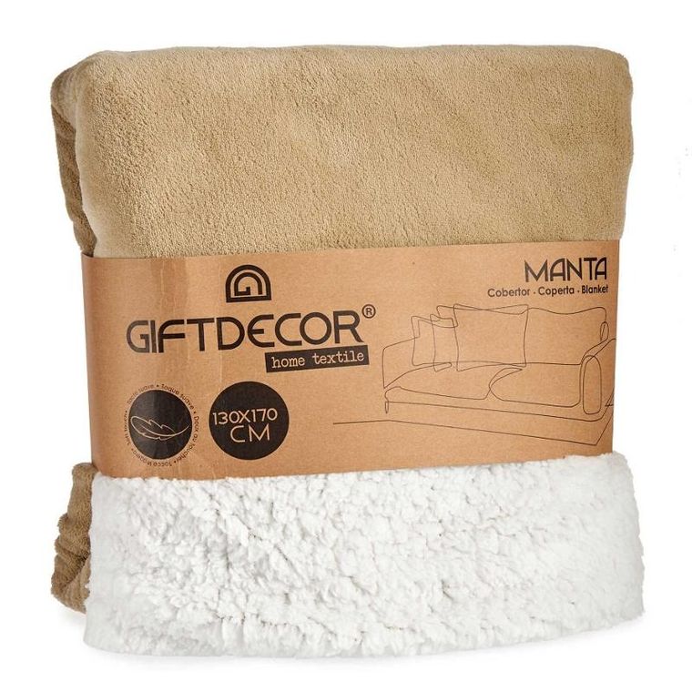 Giftdecor, koc dwustronny, 130-170 cm