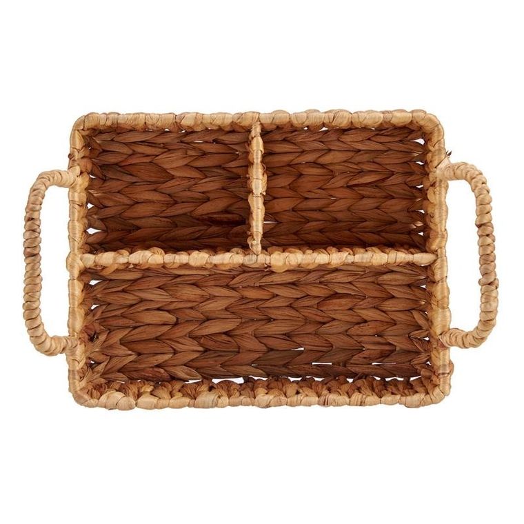 Giftdecor, koszyk do przechowywania z uchwytami, hiacynt wodny