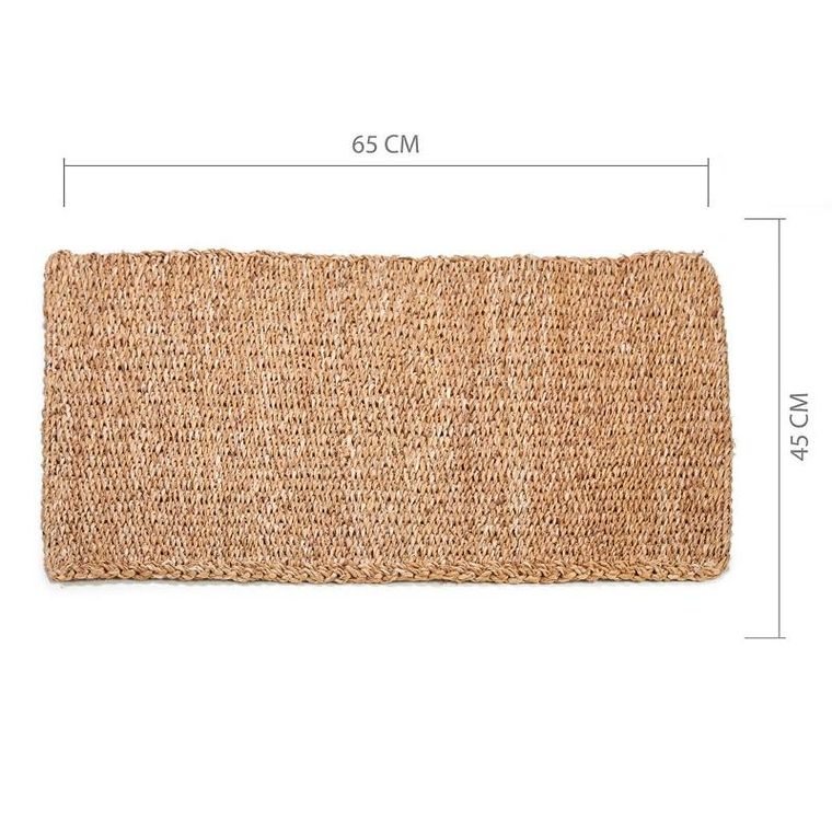 Giftdecor, mata do łazienki z trawy morskiej, 65-45 cm