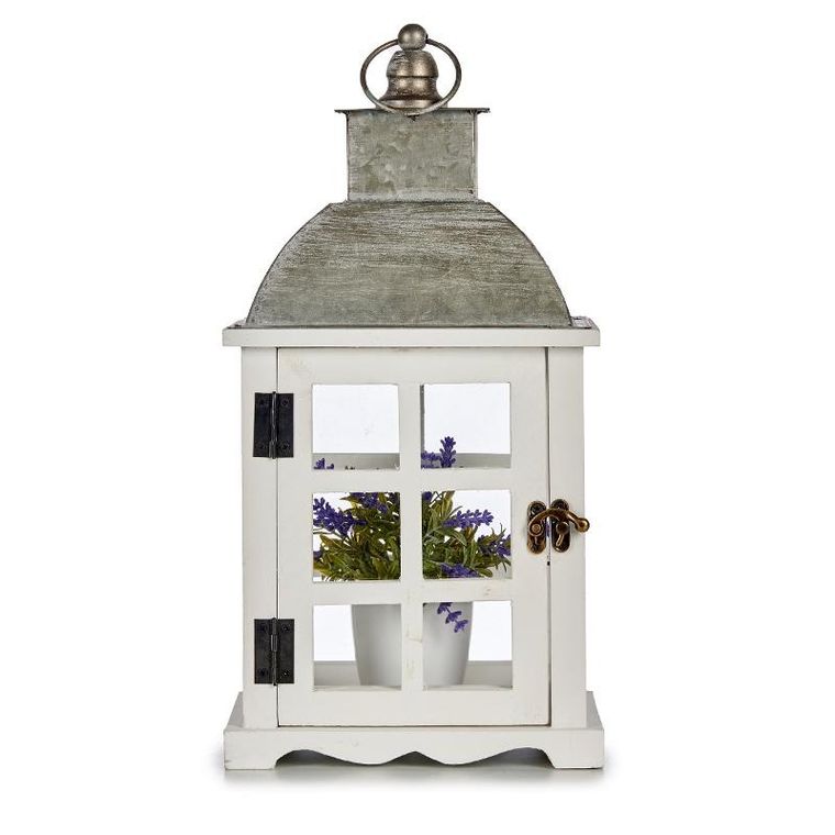 Giftdecor, Miro, lampion drewniany, 39 cm