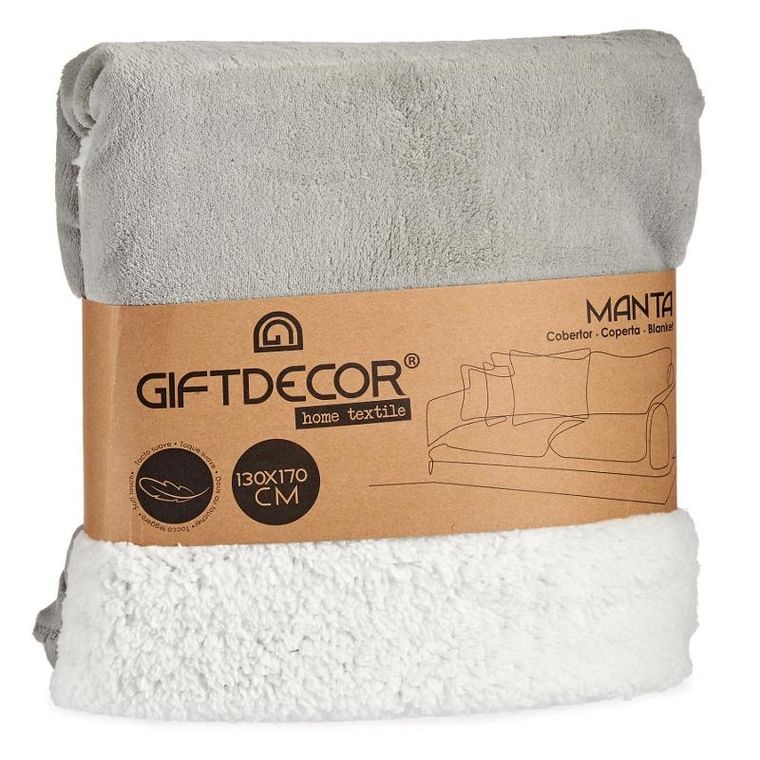 Giftdecor, Naro, koc baranek, 130-170 cm