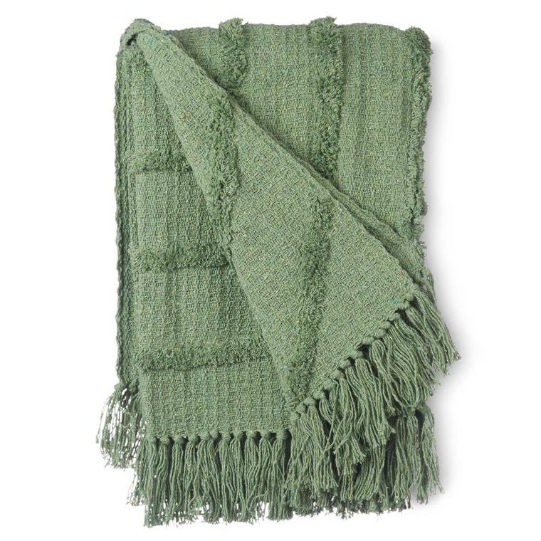 Giftdecor, narzuta z frędzlami, 135-150 cm