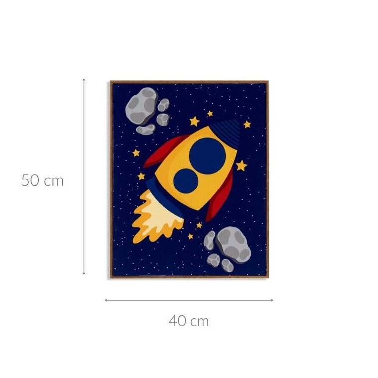 Giftdecor, plakat w ramce, kosmos, 40-50 cm