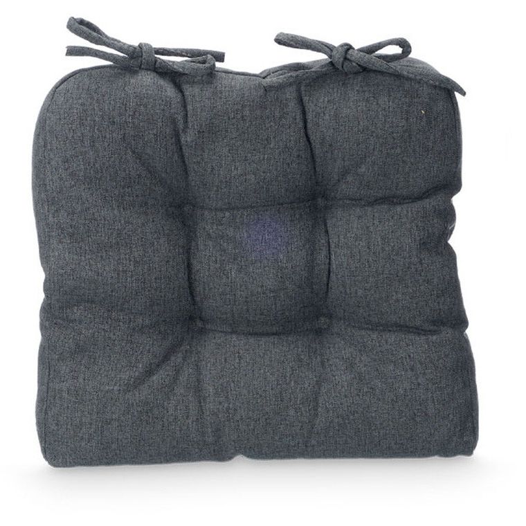 Giftdecor, poduszki na krzesło z pikowaniem i troczkami, 40-40 cm