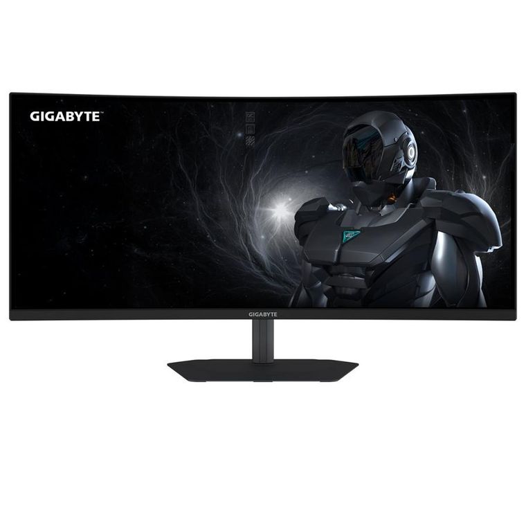 Gigabyte, monitor, 34", G34WQC2, WQHD, 200Hz, 2DP, 2HDMI