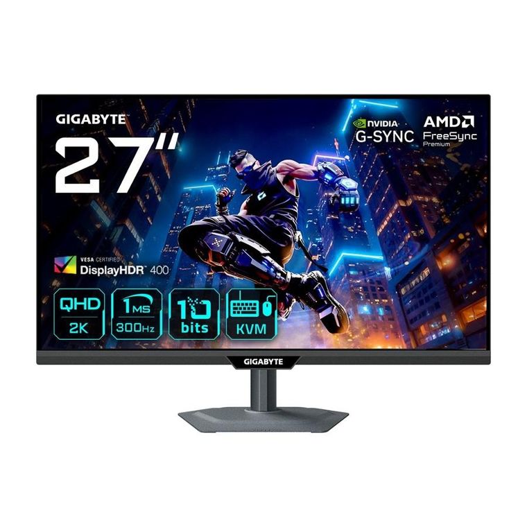 Gigabyte, monitor, LED, 27", M27Q3, 300Hz, 320Hz O/C