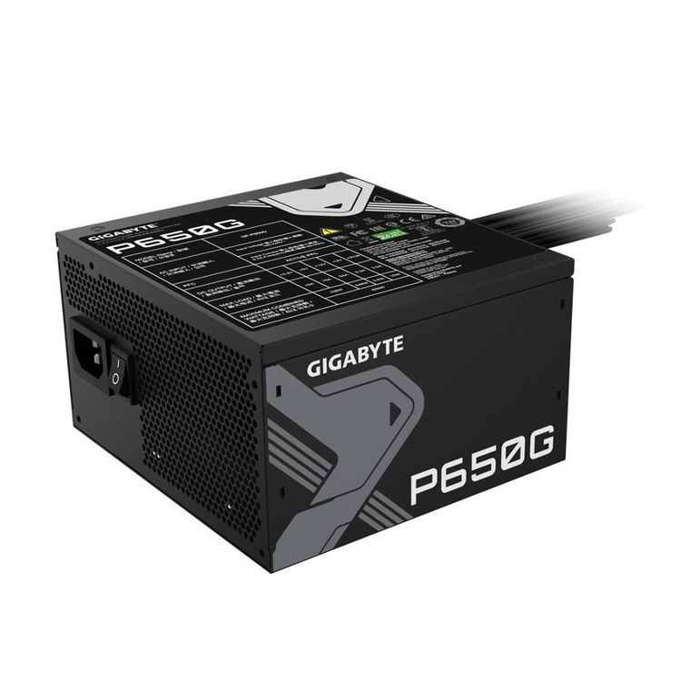Gigabyte, P650G, zasilacz, 650W, 120 mm, 80+, gold