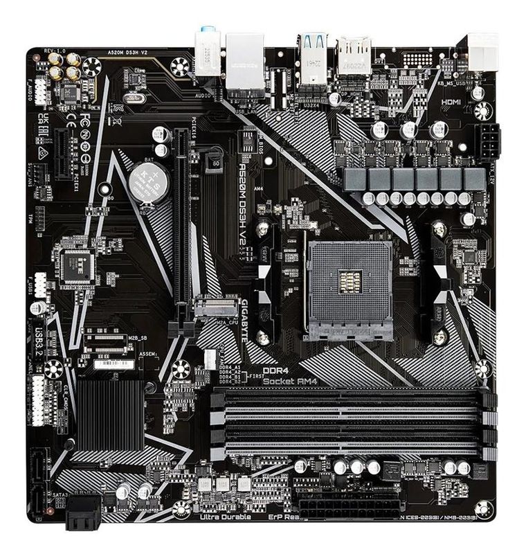 Gigabyte, płyta główna, A520M DS3H V2