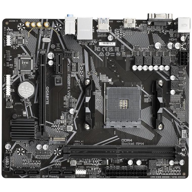 Gigabyte, płyta główna, A520M K V2