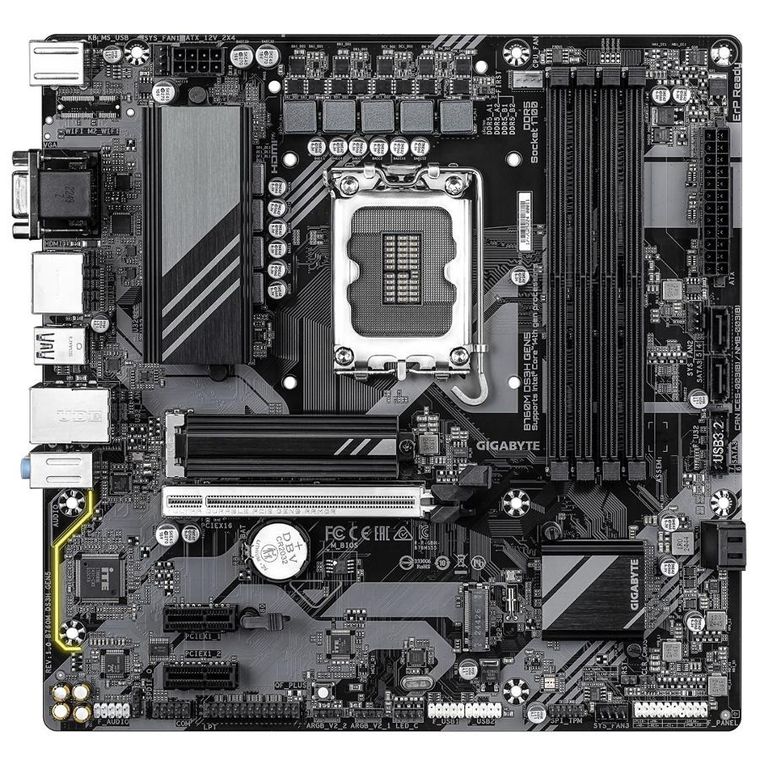 Gigabyte, płyta główna, B760M DS3H s1700 GEN5 4DDR5 HDMI/DP/DSUB mATX