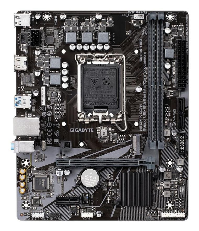 Gigabyte, płyta główna, H610M K DDR4