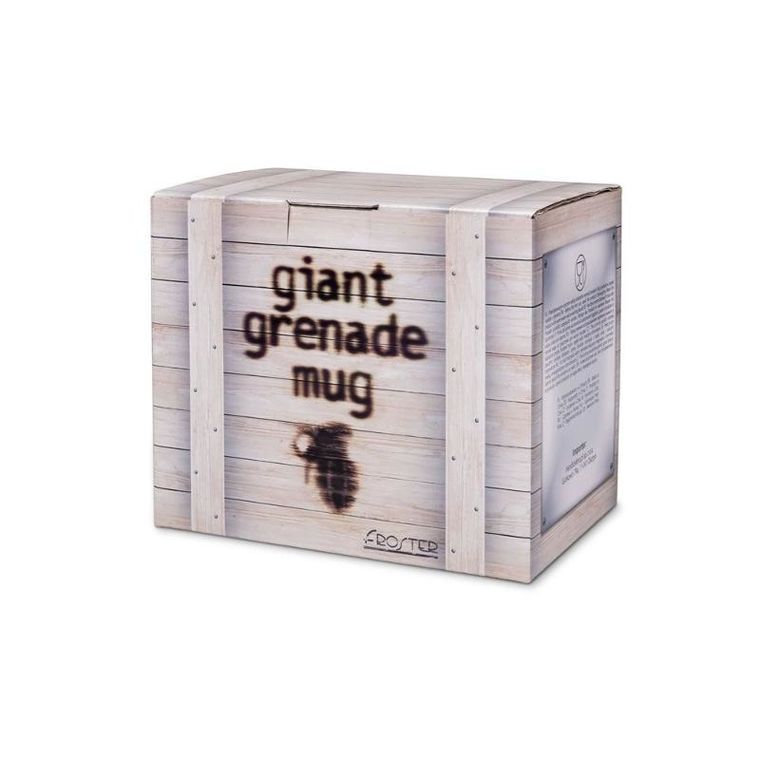 Gigantyczny kubek, granat, zielony