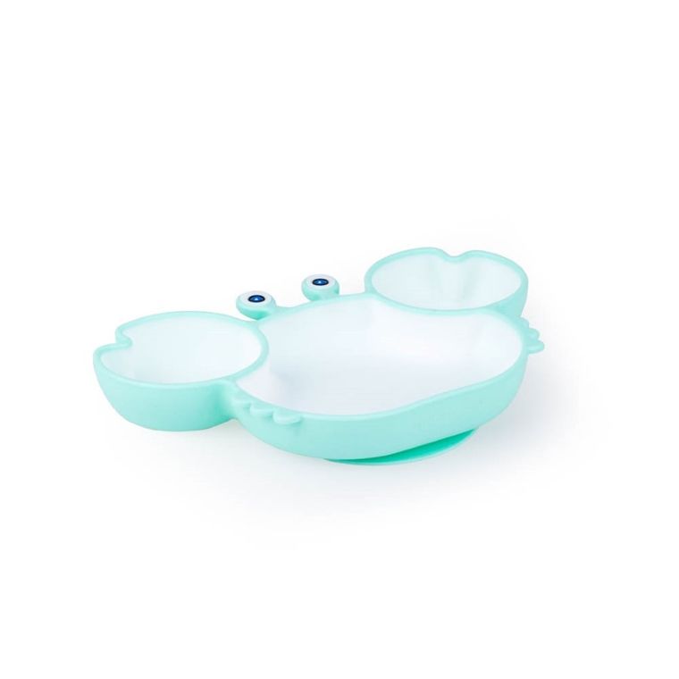 GiliGums, Krab, talerz, miętowo-biały