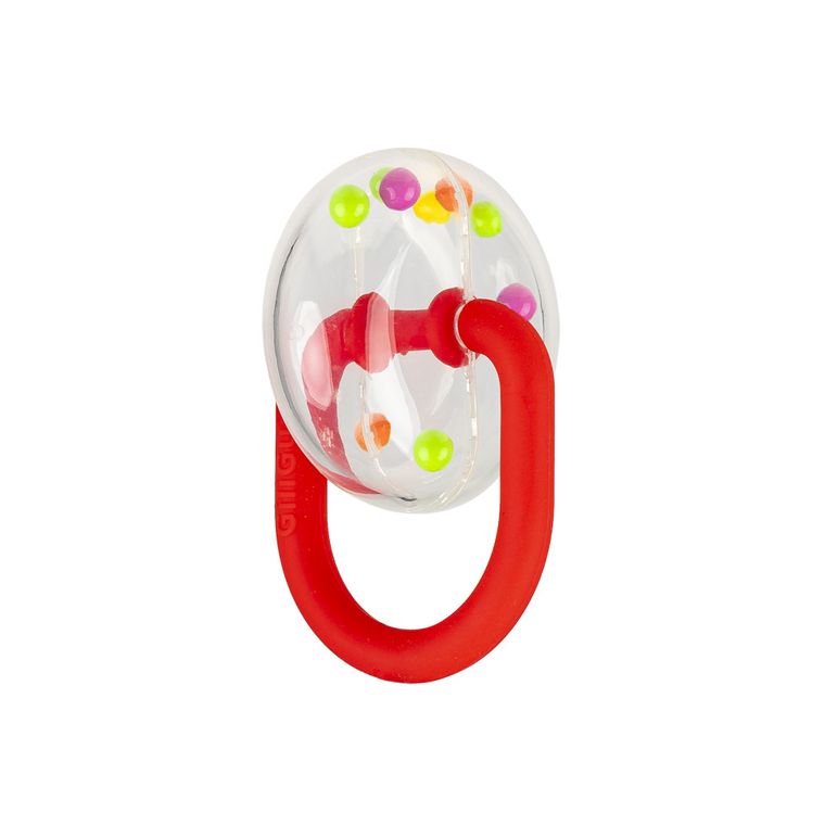 GiliGums, zestaw grzechoczący, czerwony