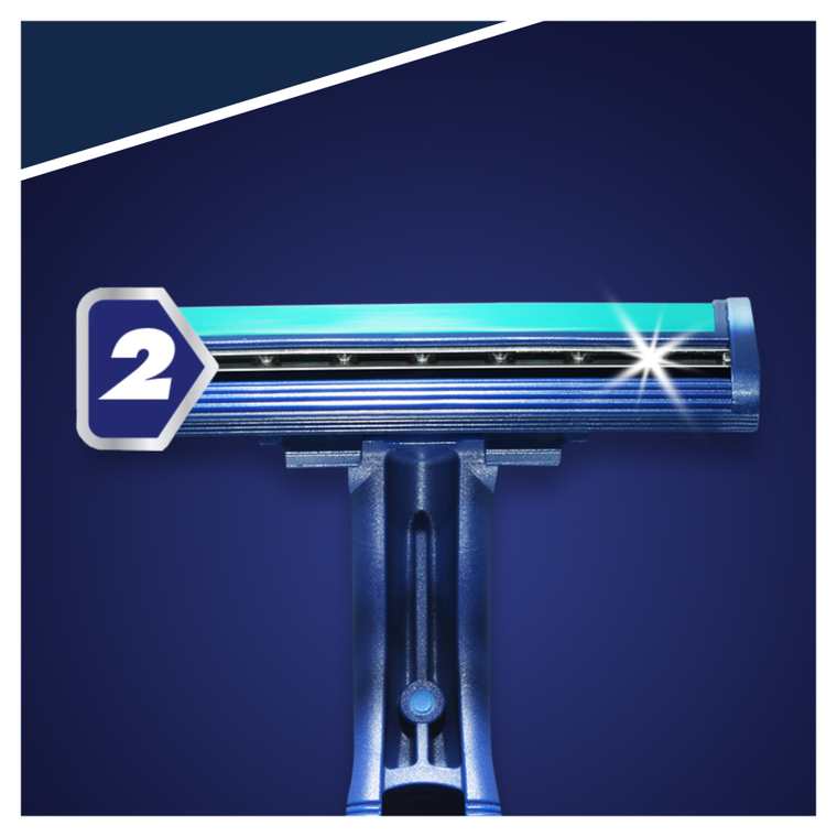 Gillette, Blue II Plus, maszynki jednorazowe dla mężczyzn, 14 szt.