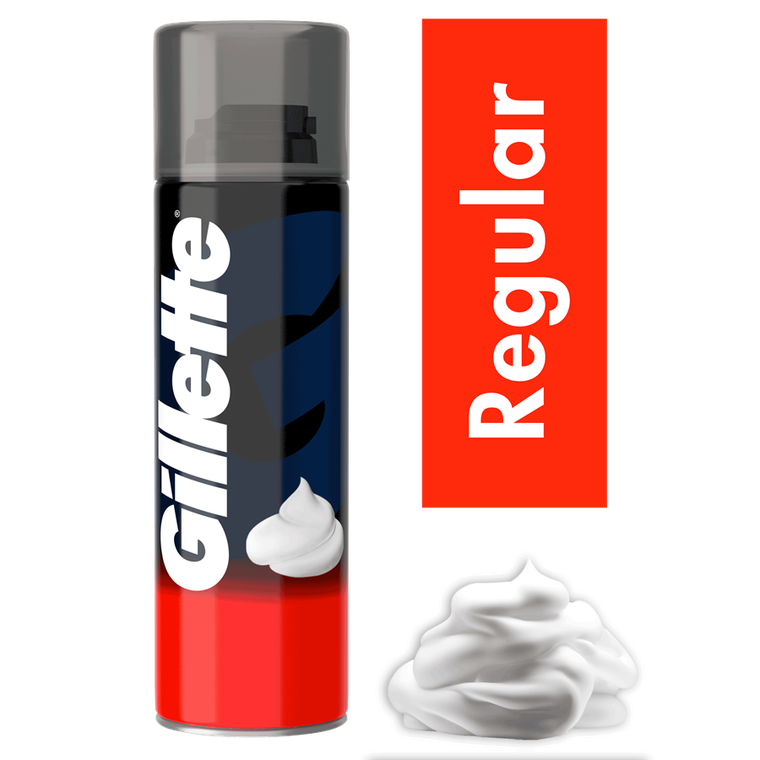 Gillette, Classic Regular, pianka do golenia, 200 ml