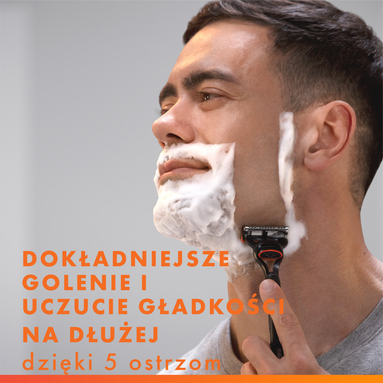 Gillette, Fusion, wymienne ostrza do maszynki do golenia, 2 szt.