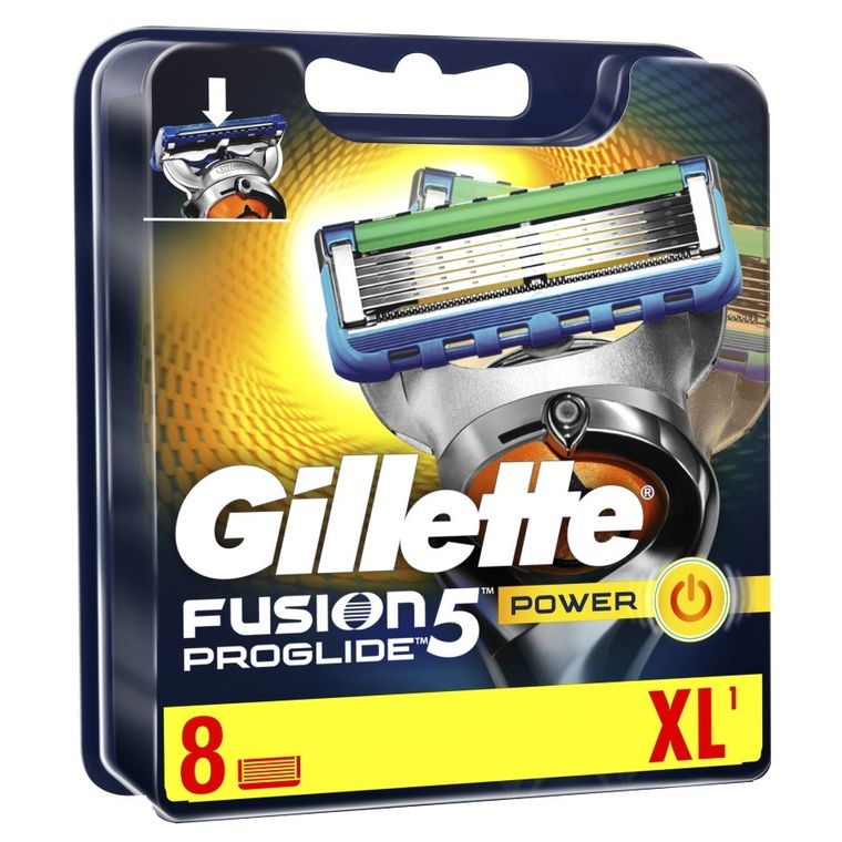 Gillette, Fusion5 ProGlide, ostrza wymienne do maszynki, 8 szt.
