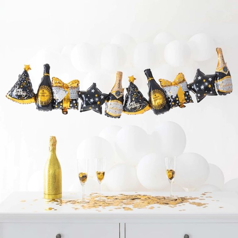 Girlanda balonowa, urodzinowa, 206-34 cm