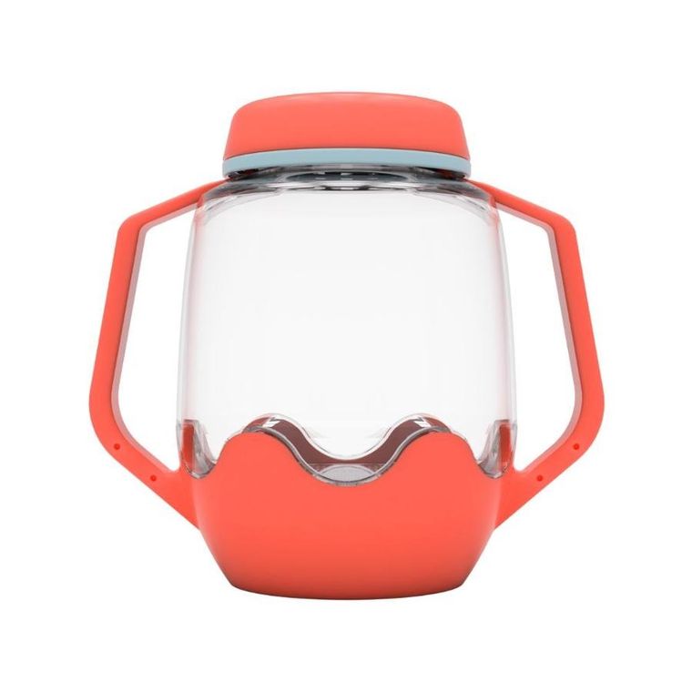 Glo Pals, słoik sensoryczny do napełnienia wodą, czerwony