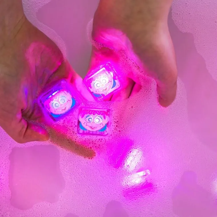 Glo Pals, Ulica Sezamkowa, Abby, kostki sensoryczne świecące w wodzie, 4 szt.