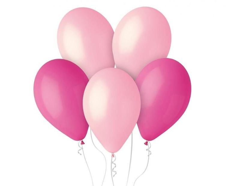GoDan, balon premium, My pink World, różowe, 30 cm, 5 szt.