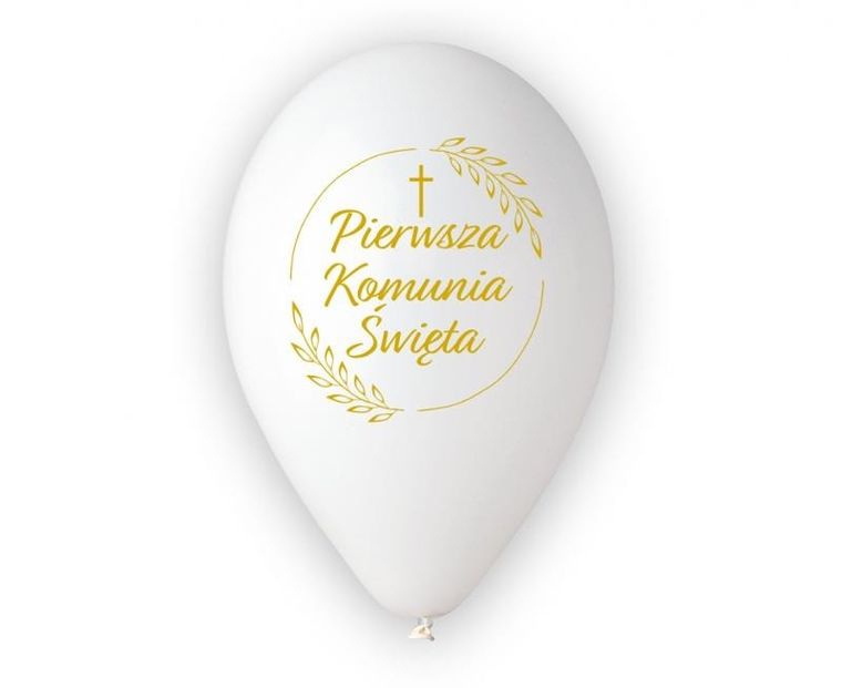 Godan, balony, Pierwsza Komunia Święta, kłosy, 12 cali, 25 szt.