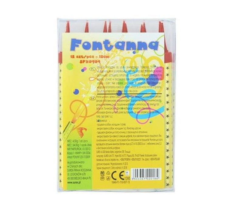 Godan, fontanna tort owa, 12 mm