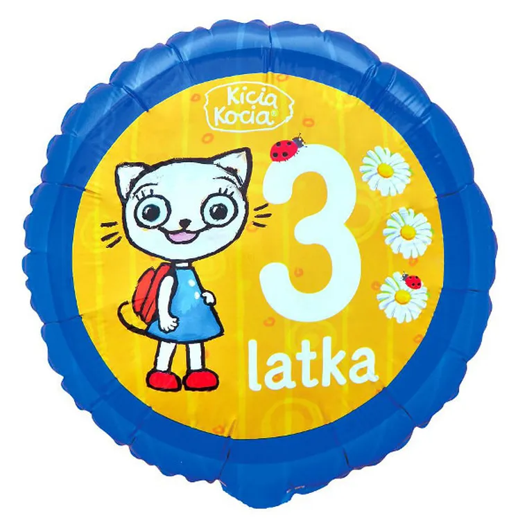 GoDan, Kicia Kocia, balon foliowy, 3 latka