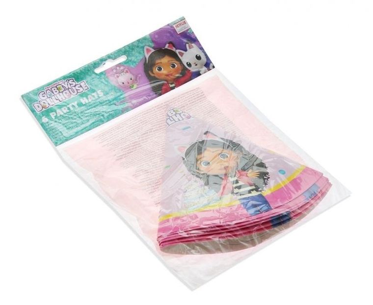 GoDan, Koci Domek Gabi, czapeczki papierowe, 6 szt.