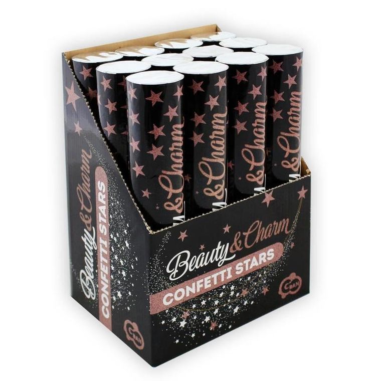 GoDan, konfetti pneumatyczne, gwiazdki, 30 cm
