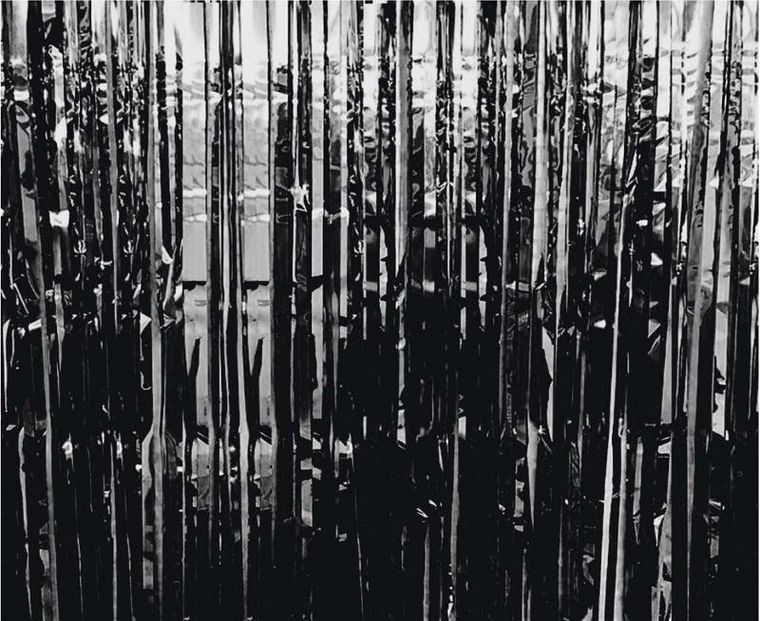 GoDan, kurtyna dekoracyjna, czarna, 90-240 cm