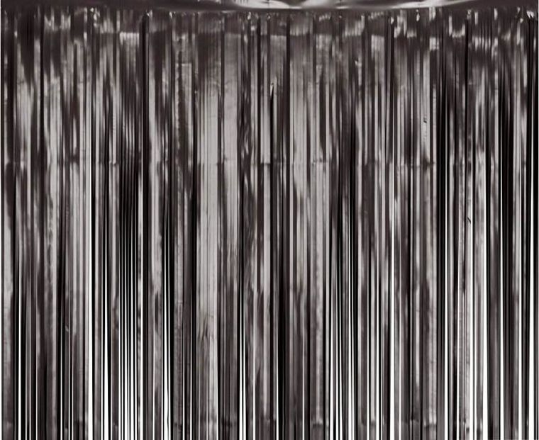 Godan, kurtyna matowa, czarna, 100-200 cm