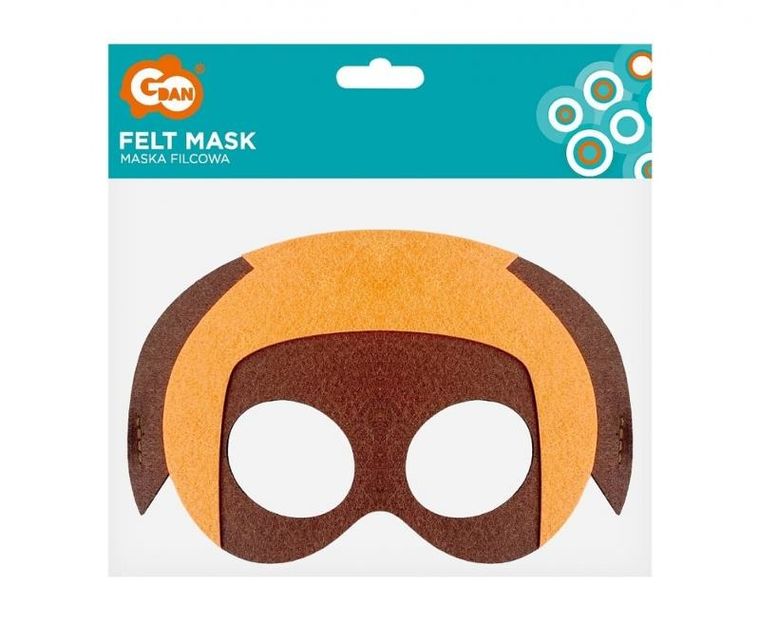 GoDan, maska filcowa, Psia Brygada, ratownik, 19-12 cm