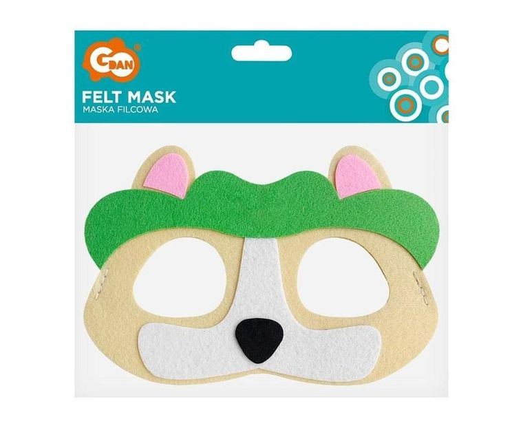 GoDan, maska filcowa, Psia Brygada, tropiciel, 18-12 cm