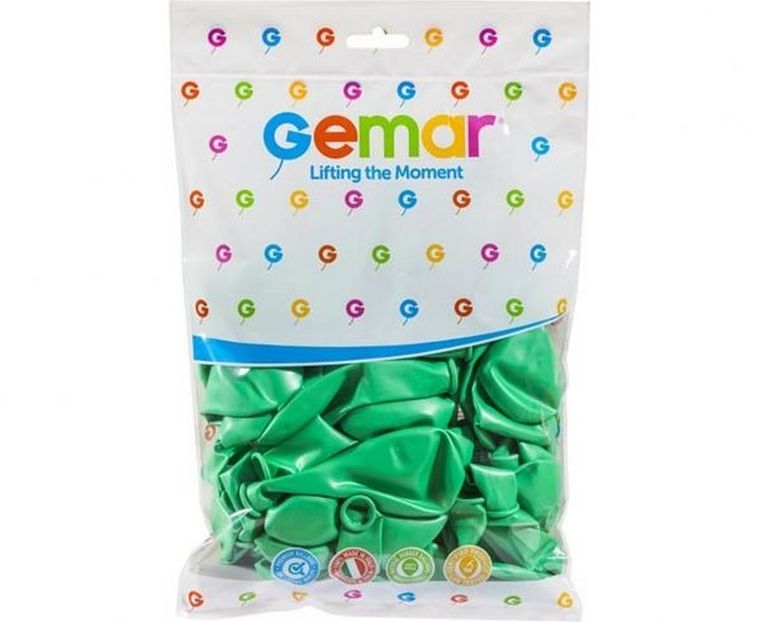 GoDan, Metal, balony, zielone, miętowe, 100 szt.
