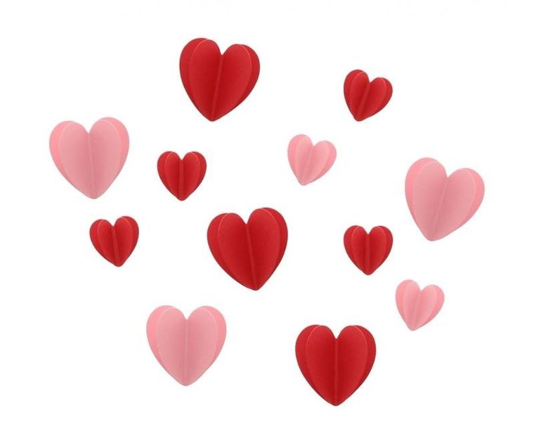 GoDan, naklejki samoprzylepne, Love is in the air, 12 szt.