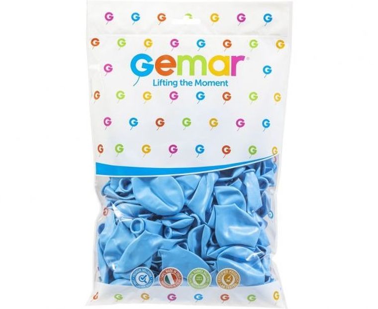 GoDan, Pastel, balony, niebieskie, delikatne, 100 szt.
