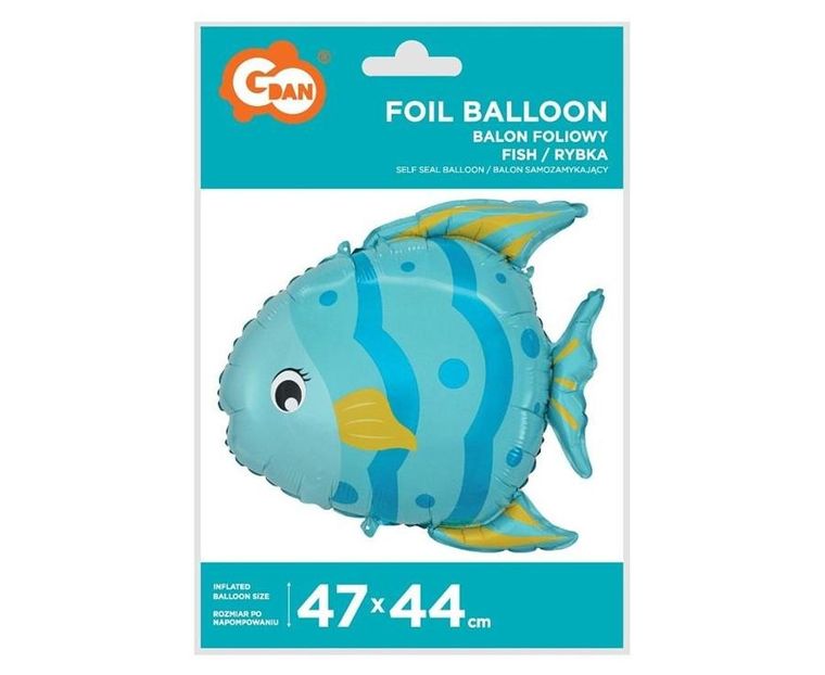Godan, Rybka, balon foliowy, 47-44 cm