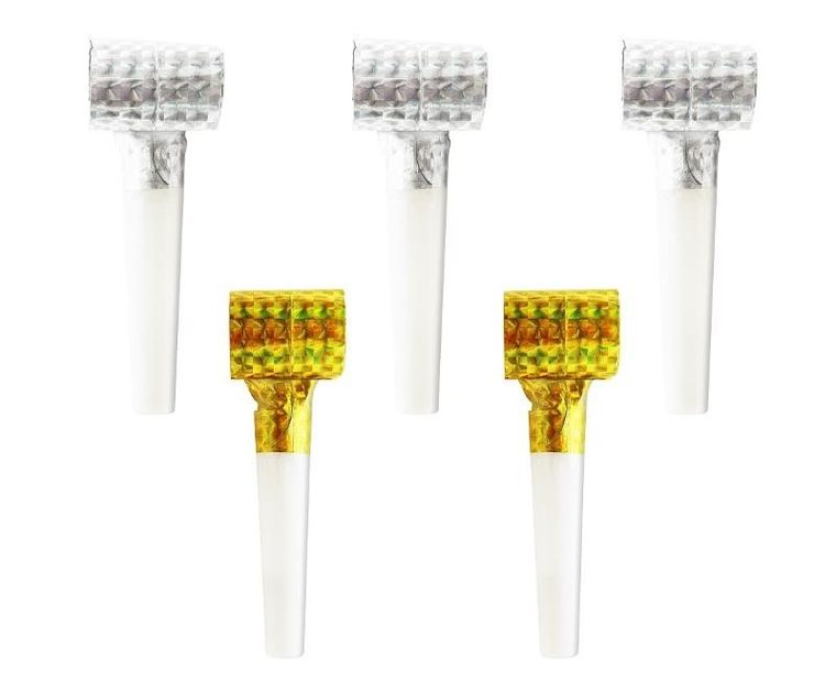 GoDan, trąbki, holograficzne, 5 szt.