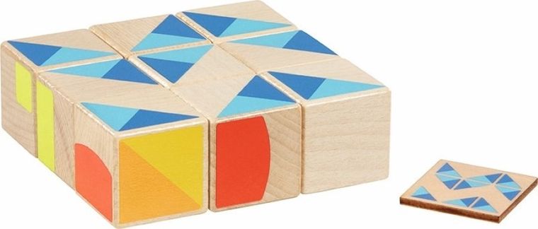 Goki, kształty i kolory, układanka