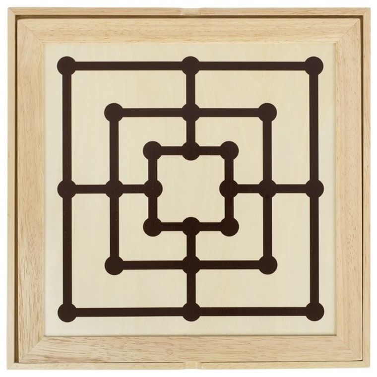 Goki, Szachy, Warcaby i Młynek 3w1, gry logiczne