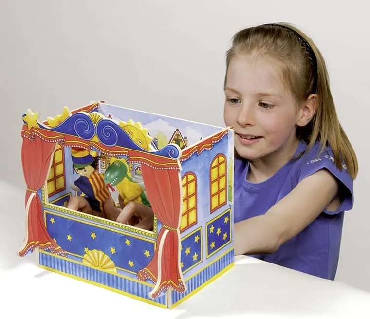 Goki, Teatrzyk stolikowy, zabawka drewniana