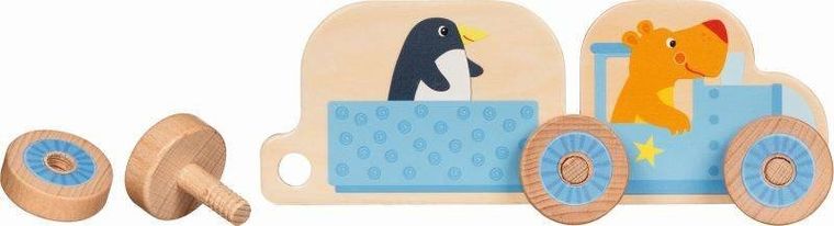 Goki, zestaw do budowy pociągu, mój mały pociąg