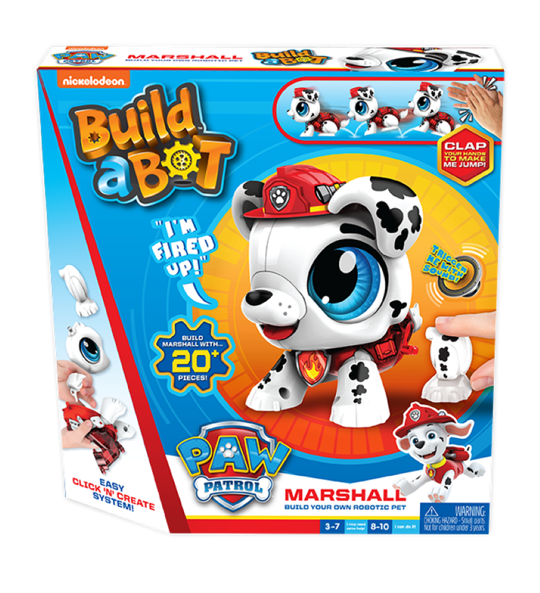 Goliath, Build a Bot, Paw Patrol, Marshall, zbuduj bota