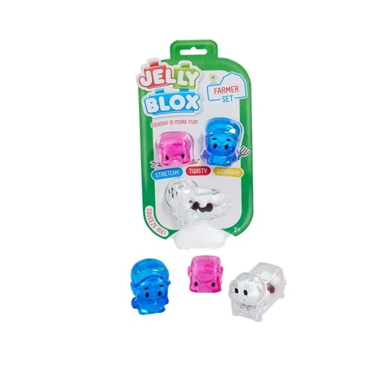 Goliath, Jelly Blox, Farm Friends, elastyczne klocki, 3 elementy, 1 szt.