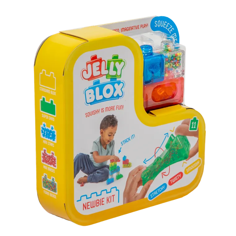 Goliath, Jelly Blox, Newbie Kit, elastyczne klocki, 11 elementów